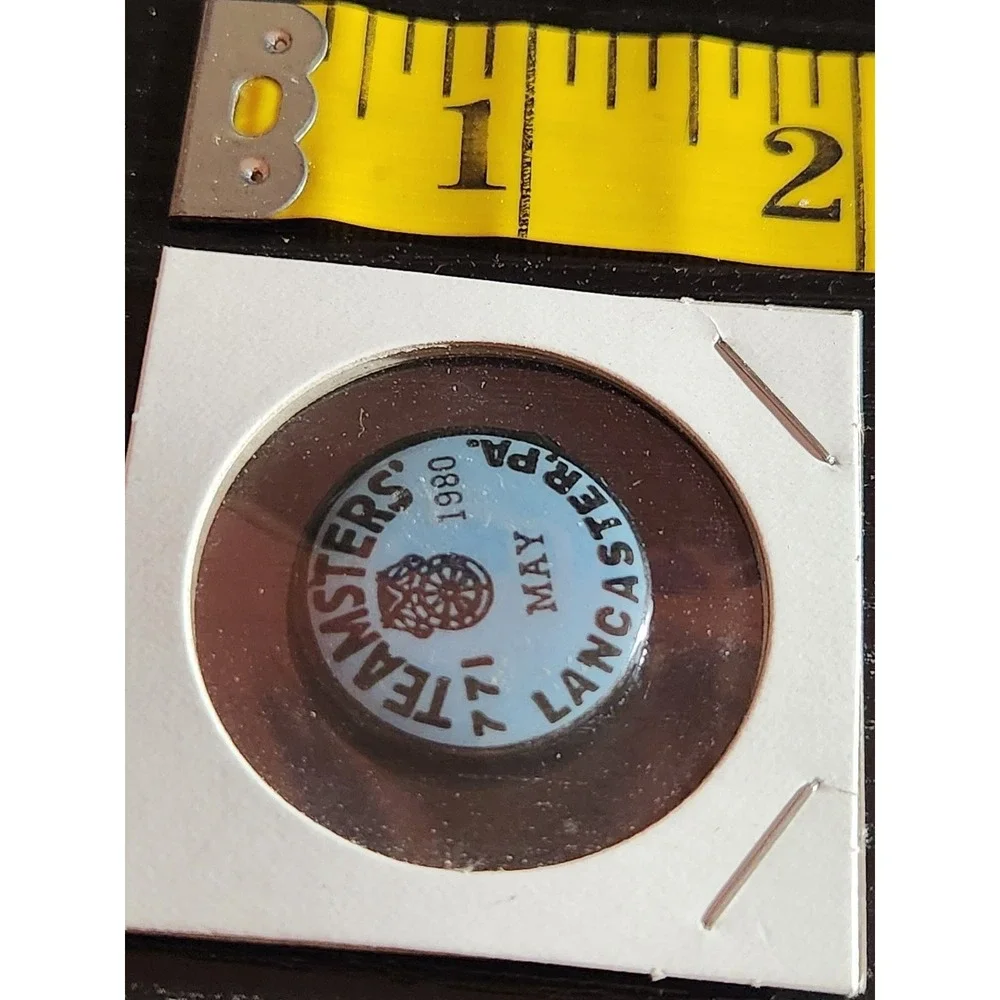 Teamsters Local 771 Lancaster PA 1980 Pinback‎ Button approx. 1